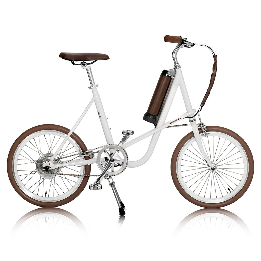 SEic miniu 經典珍珠白，適合都市通勤及日常使用，電力輔助幫助省力