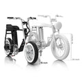 minibike 相較 Unimoke 系列車身較低，適合全身高的騎士騎乘，也更為安全