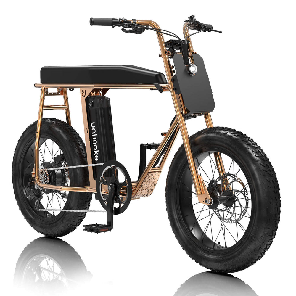 Unimoke MK 玫瑰金 車身斜右45度角整車照