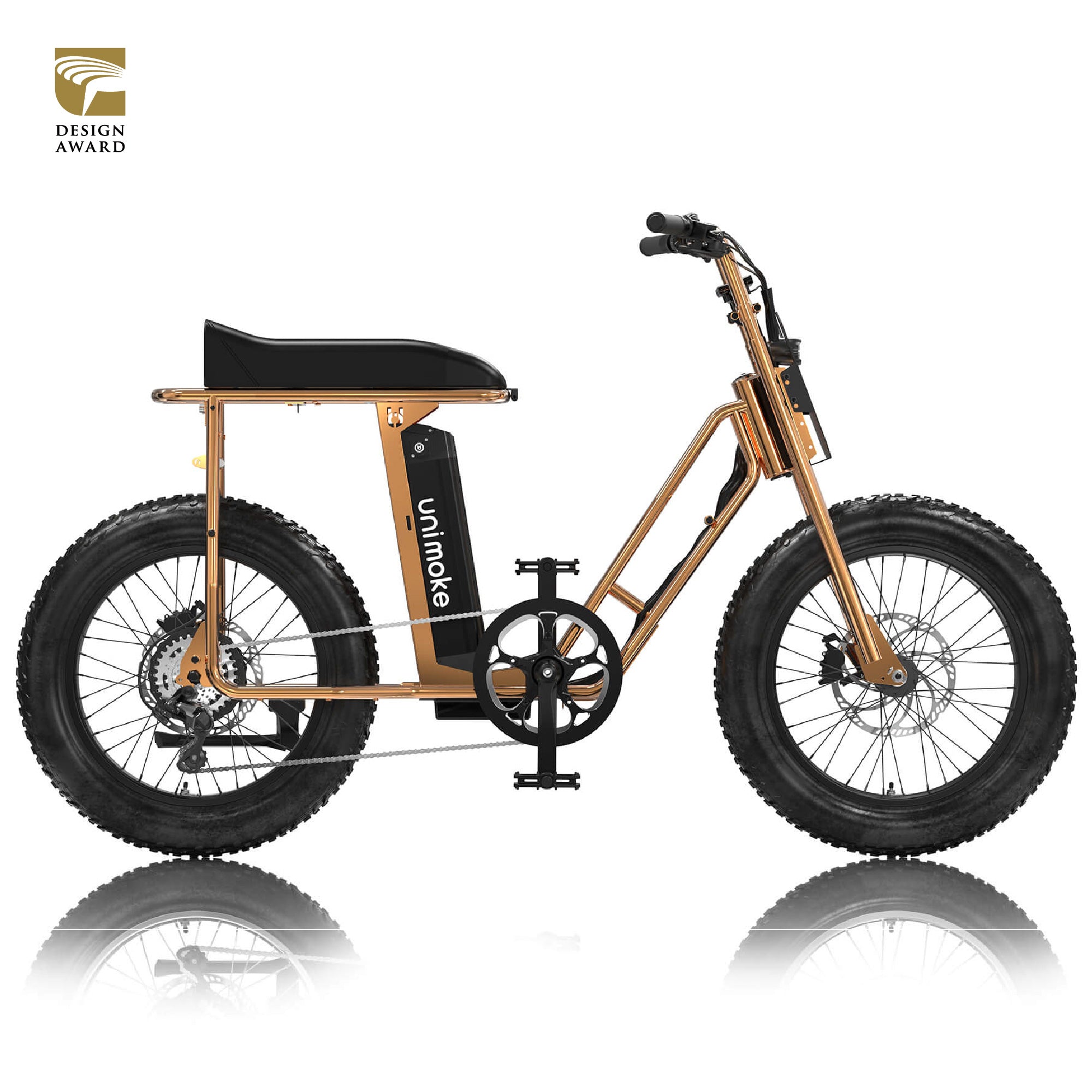 Unimoke SW 玫瑰金 車身側面整車照