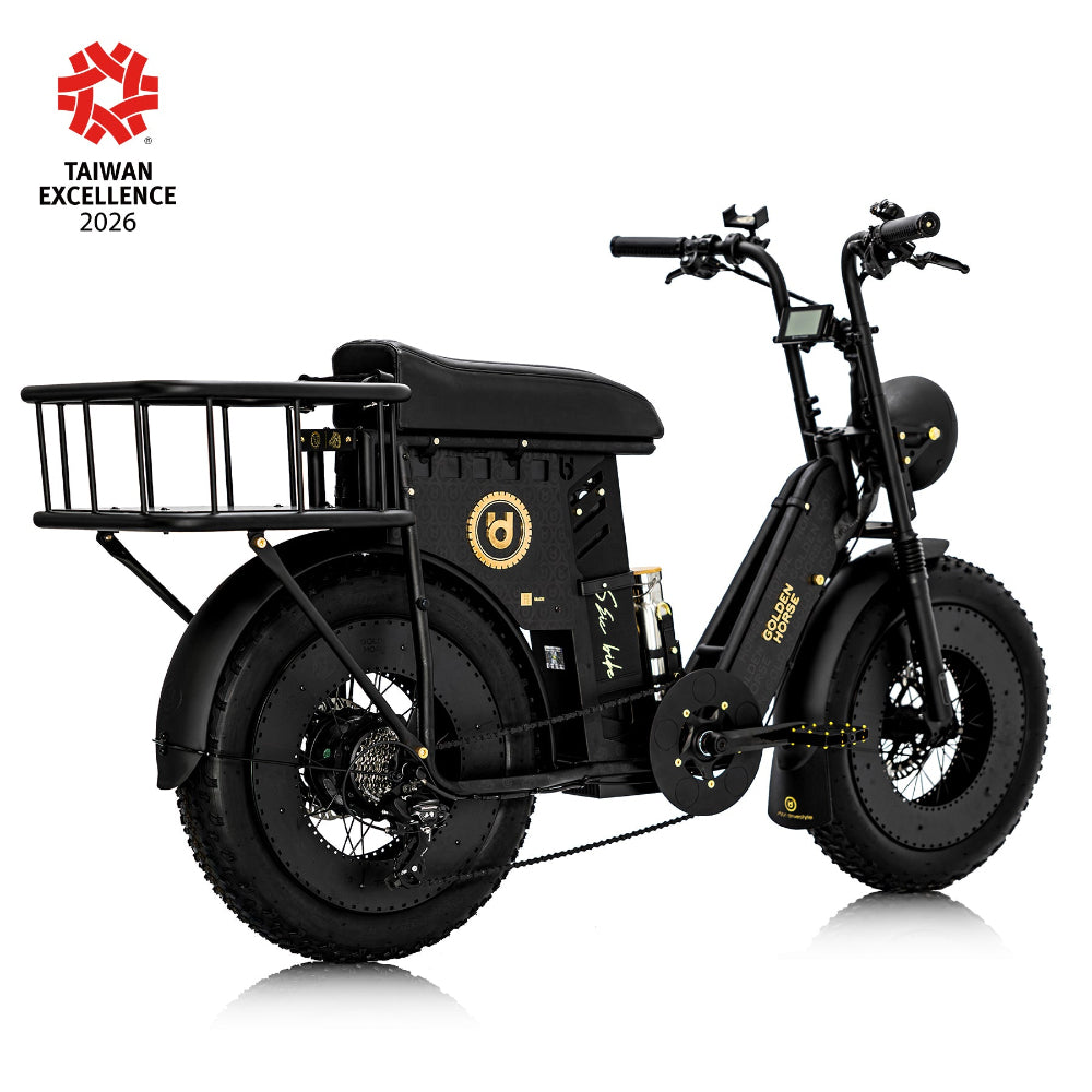 金馬號聯名車款在 Unimoke SW 加入金馬號聯名視覺元素，兼顧城市移動與周末探索